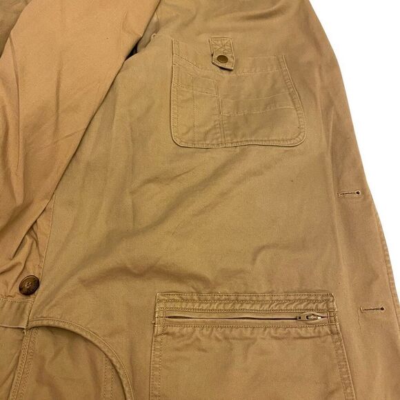 Duluth Trading Company Khaki 11 Pocket Tactical Coat Vintage 2000s  Mens Size‎ L - Picture 10 of 16